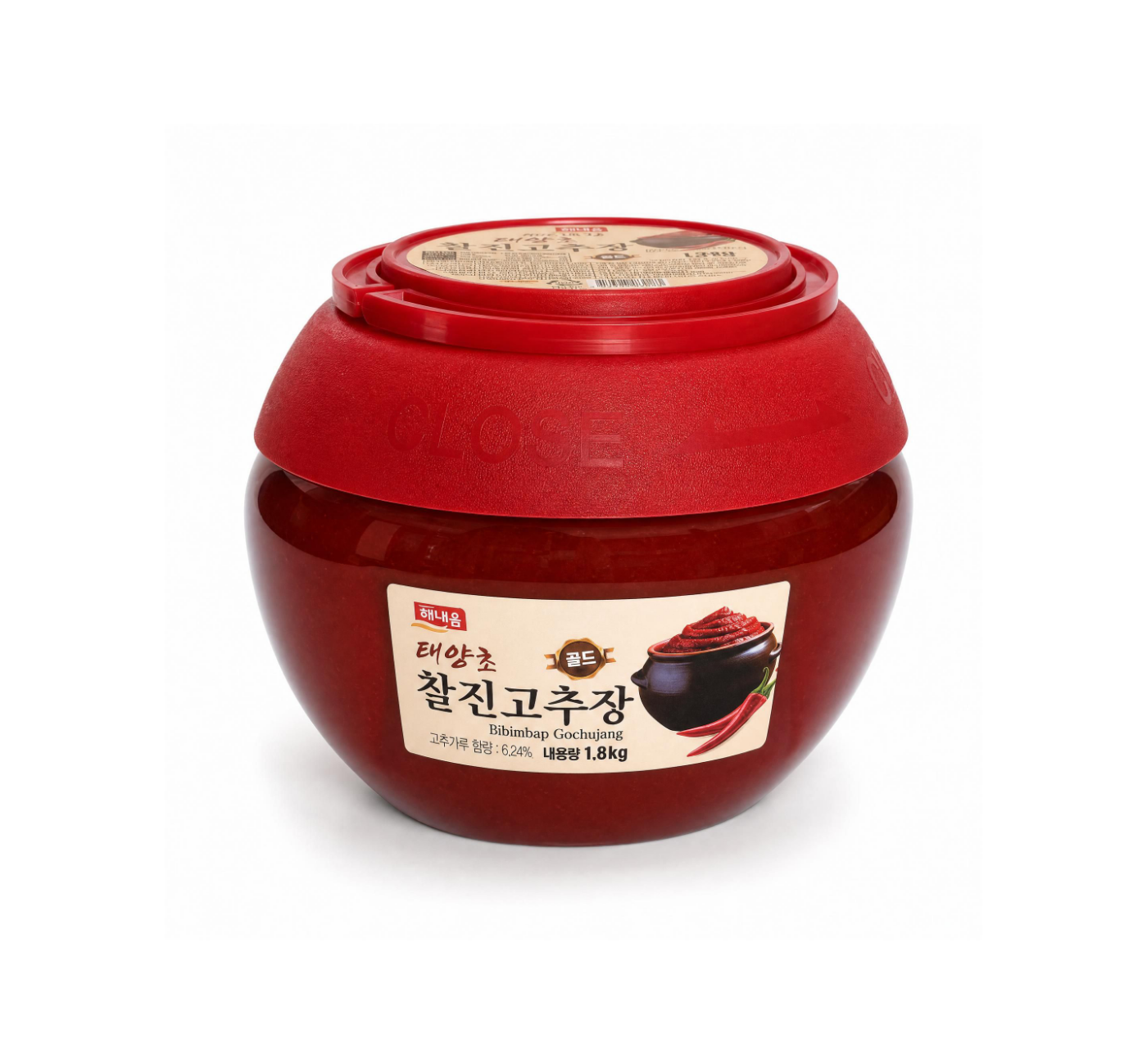 태양초 찰진고추장 골드 1.8kg
